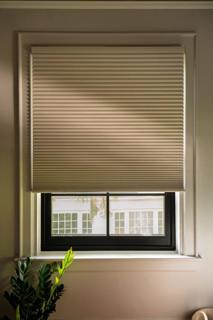 Energy-efficient honeycomb window shade for modern Canadian homes